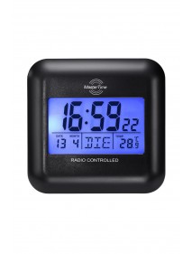 Digitaler Funk Wecker DCF77 mit Alarm, Touch LED-Beleuchtung, Datum, Kalender, Temperatur, inkl. Batterien MTC-71029-85P